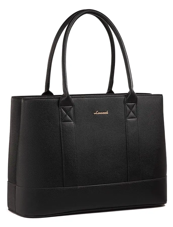 LOVEVOOK Laptop Bag for Women, Computer Work Tote Bag, Business Shoulder Handbag, Office Briefcase for Gift, Travel, Teacher