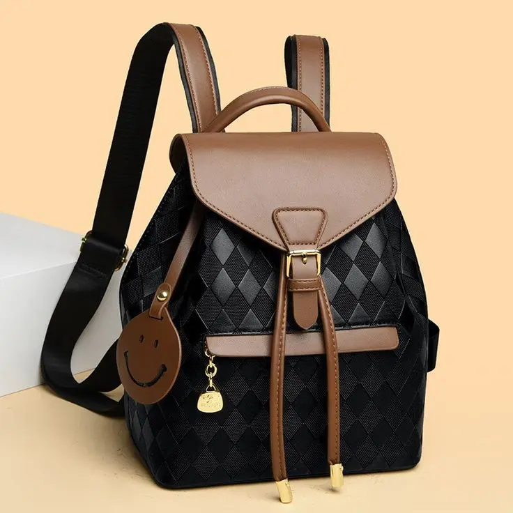Womens Ladies Waterproof Anti-theft Backpack Rucksack Travel School Shoulder Bag  Features: The women backpack purse is made of PU Leather which is stylish and durable. This fashion backpack handbag is the perfect choice for your favourite casual looks. It can store pad, phone, short wallet, cosmetics, books, water cup, etc. Keeping the backpack strong and sturdy with high-quality hardware. Best Match: Compliments various style dress and shoes in matching colour. Specifications: Material: PU Leather Color: Black Size:25*21*14cm Package included: 1 x backpack